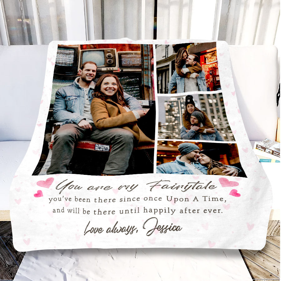 Personalized Valentine’s Day Gift for Husband | Custom Blankets with Pictures