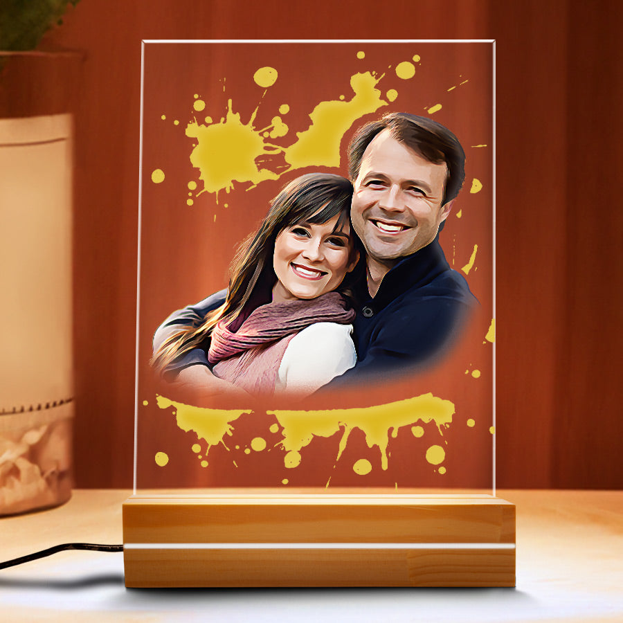 Personalized Valentine’s Day Gift for Husband | Custom Photo Night Light