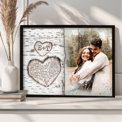 Custom Valentines Gifts For Boyfriend | Valentine Canvas Art Print