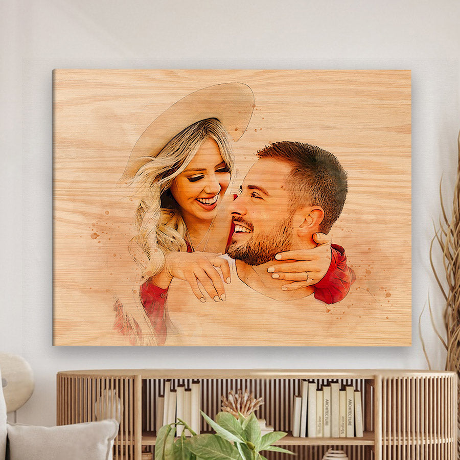 Custom Valentines Gifts for Boyfriend | Custom Canvas Photo Prints