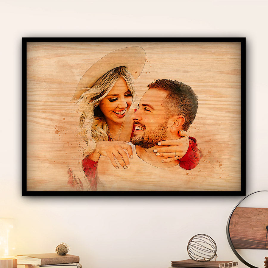 Custom Valentines Gifts for Boyfriend | Custom Canvas Photo Prints