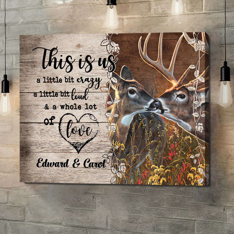 Custom Valentines Gifts for Him | Custom Canvas Print