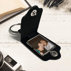 Custom Valentines Gifts for Him | Leather Keychain Custom