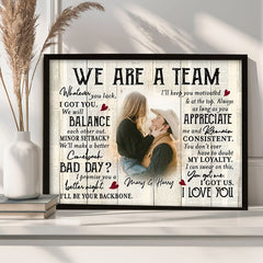Custom Valentines Gifts for Him | Valentine Canvas Print