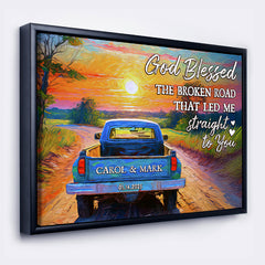 Custom Valentines Gifts for Him | Valentine Custom Canvas Print