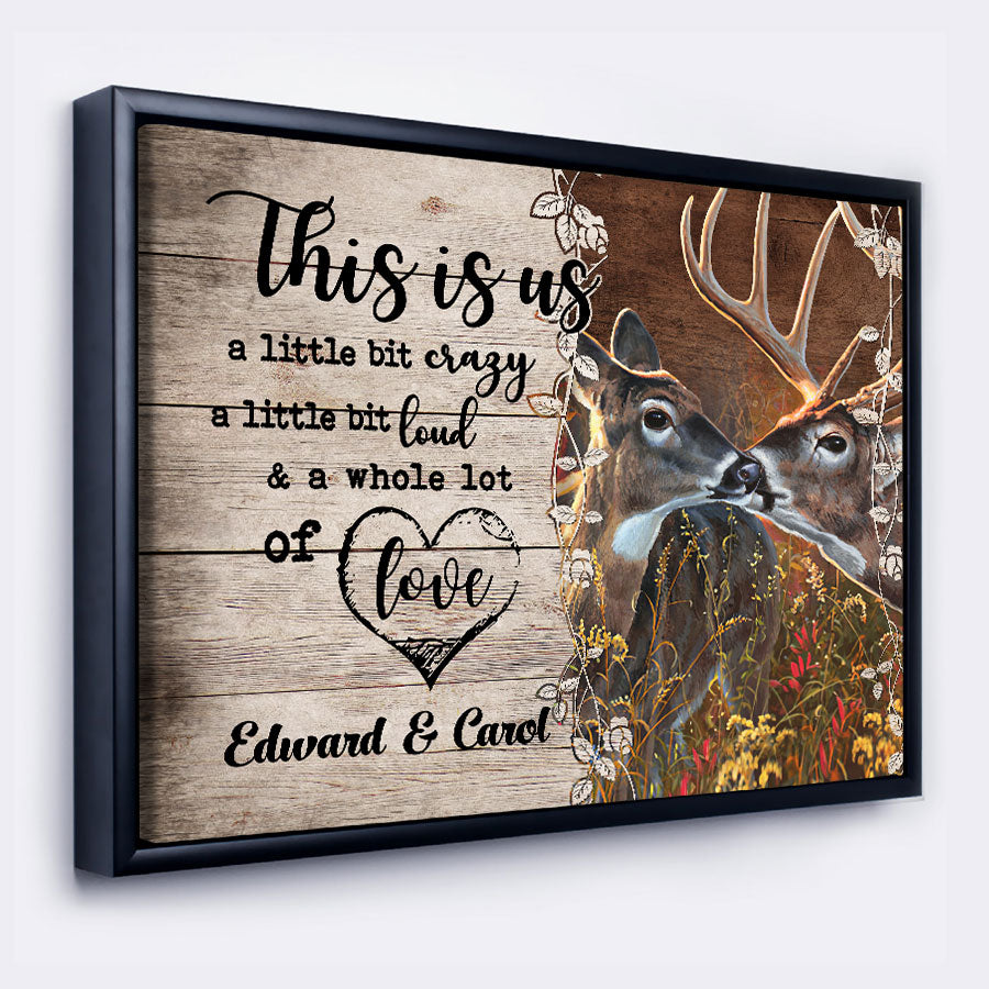 Custom Valentines Gifts for Him | Custom Canvas Print
