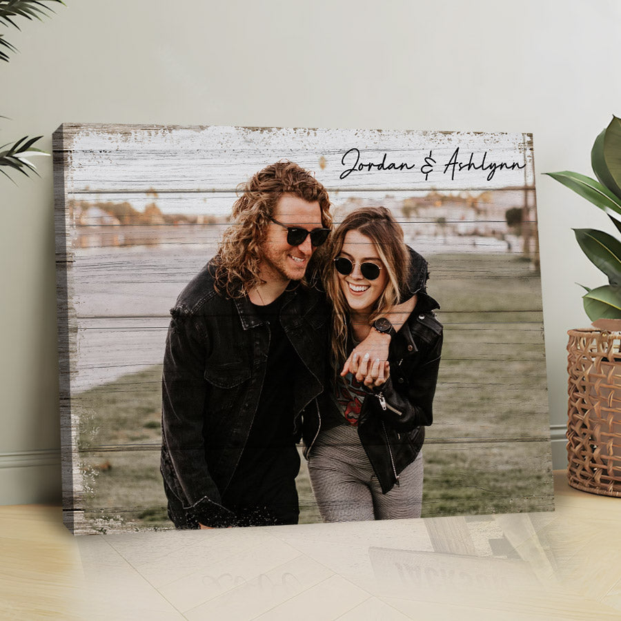 Custom Valentines Gifts for Him | Custom Canvas Poster