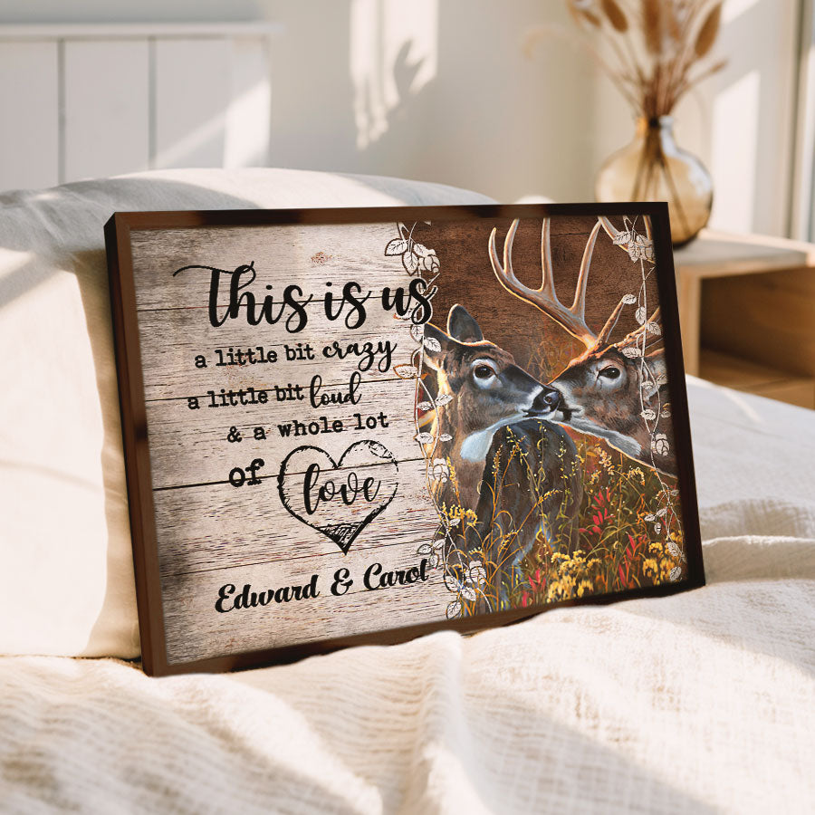 Custom Valentines Gifts for Him | Custom Canvas Print