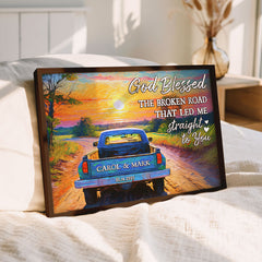 Custom Valentines Gifts for Him | Valentine Custom Canvas Print
