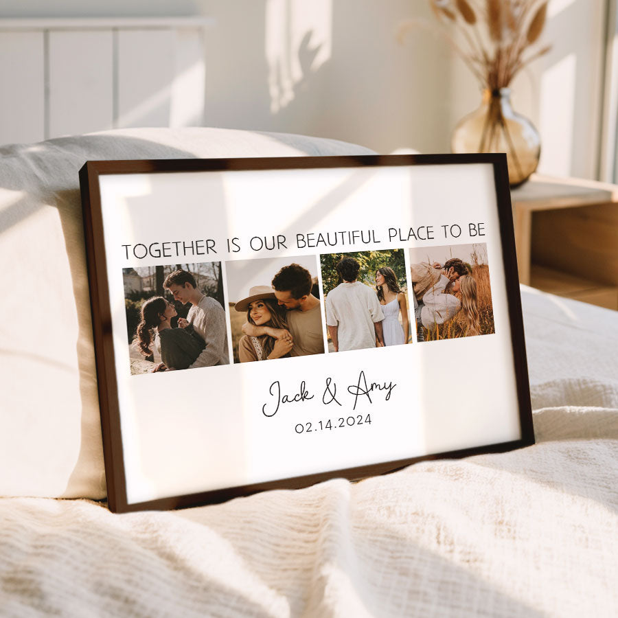 Custom Valentines Gifts for Him | Collage Canvas Prints