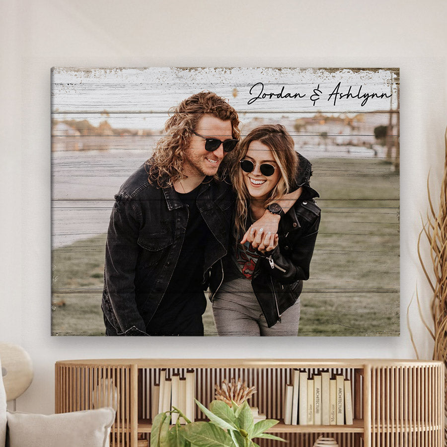 Custom Valentines Gifts for Him | Custom Canvas Poster