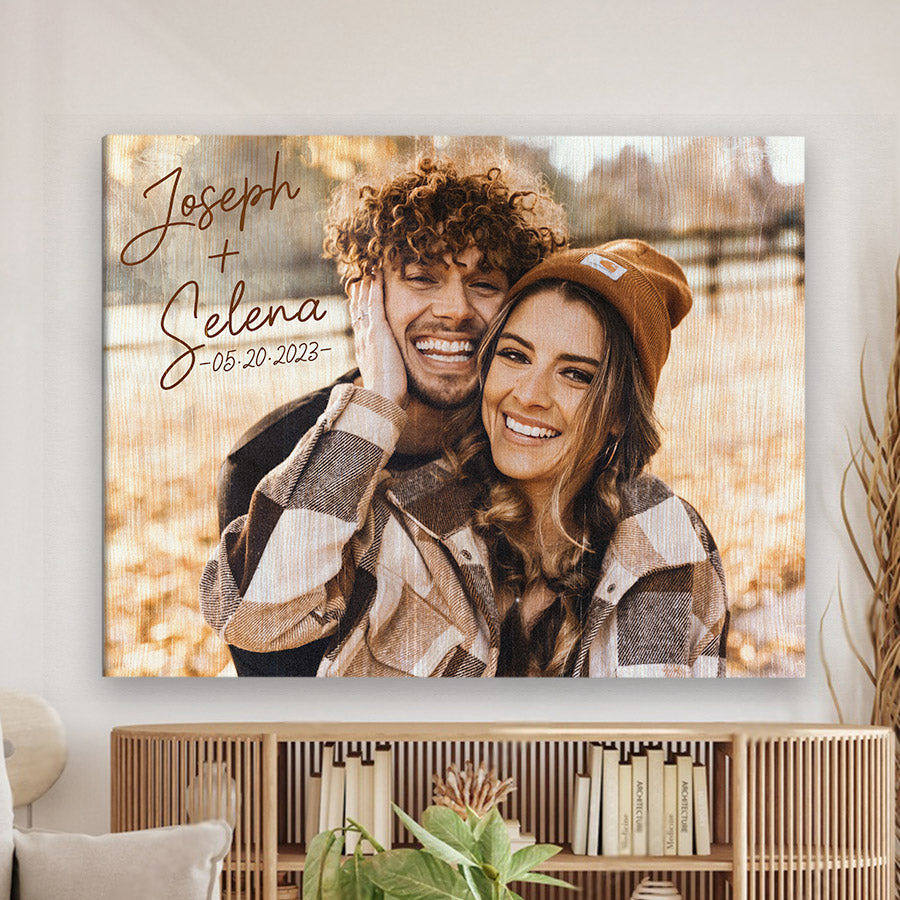 Custom Valentines Gifts for Him | Custom Canvas Prints
