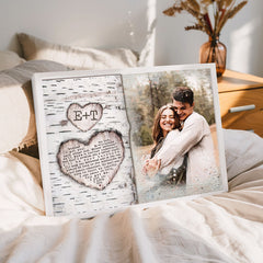 Custom Valentines Gifts for Him | Custom Canvas Photo Prints