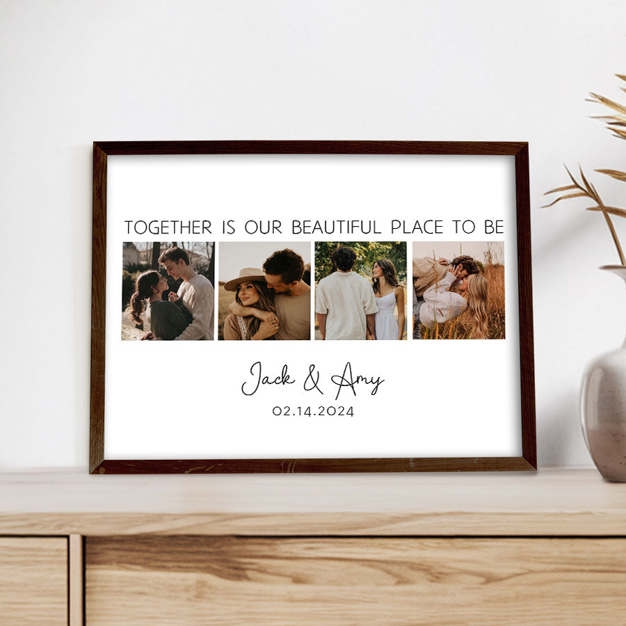 Custom Valentines Gifts for Him | Collage Canvas Prints