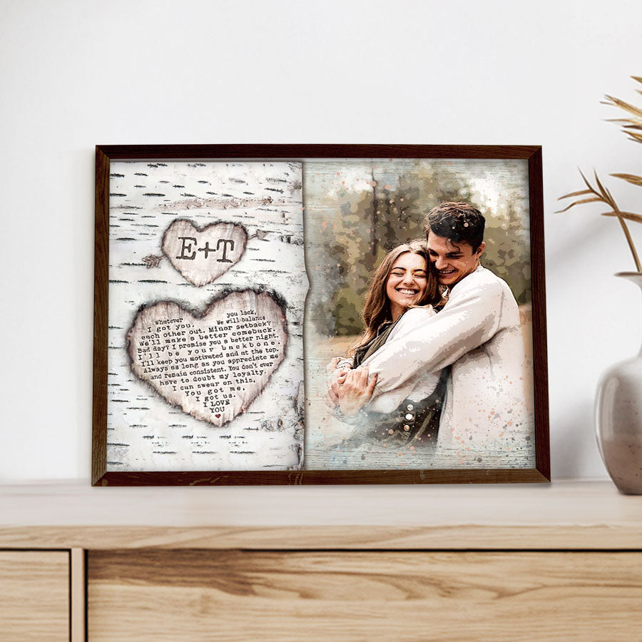 Custom Valentines Gifts for Him | Custom Canvas Photo Prints
