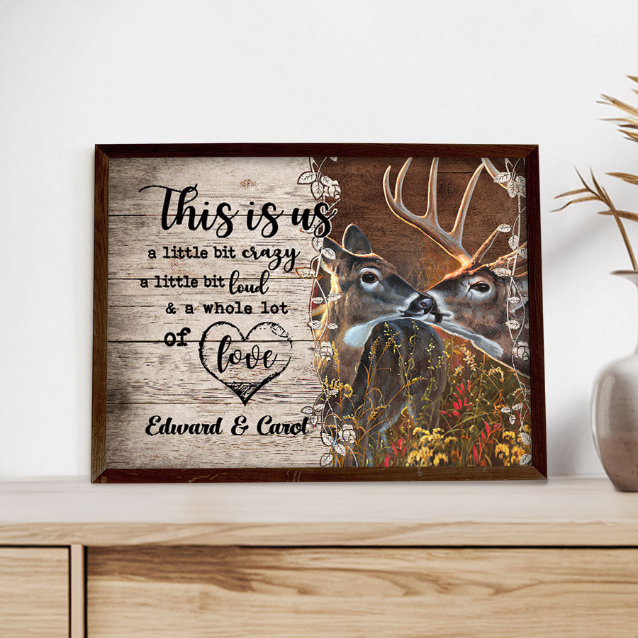 Custom Valentines Gifts for Him | Custom Canvas Print