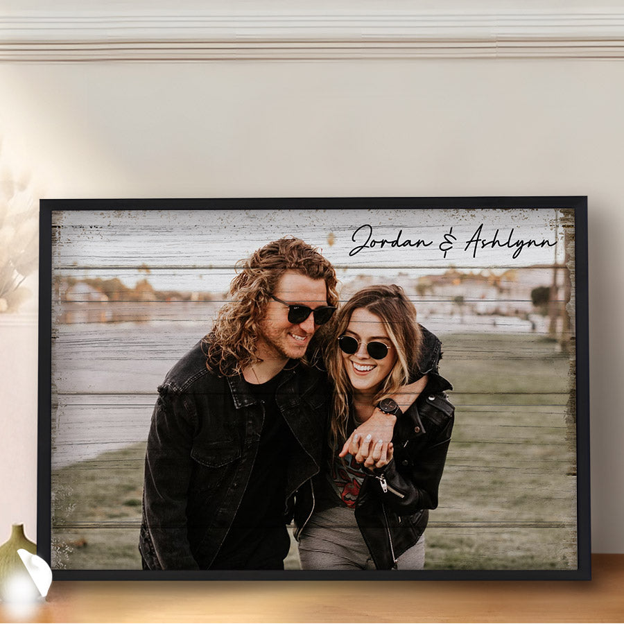 Custom Valentines Gifts for Him | Custom Canvas Poster