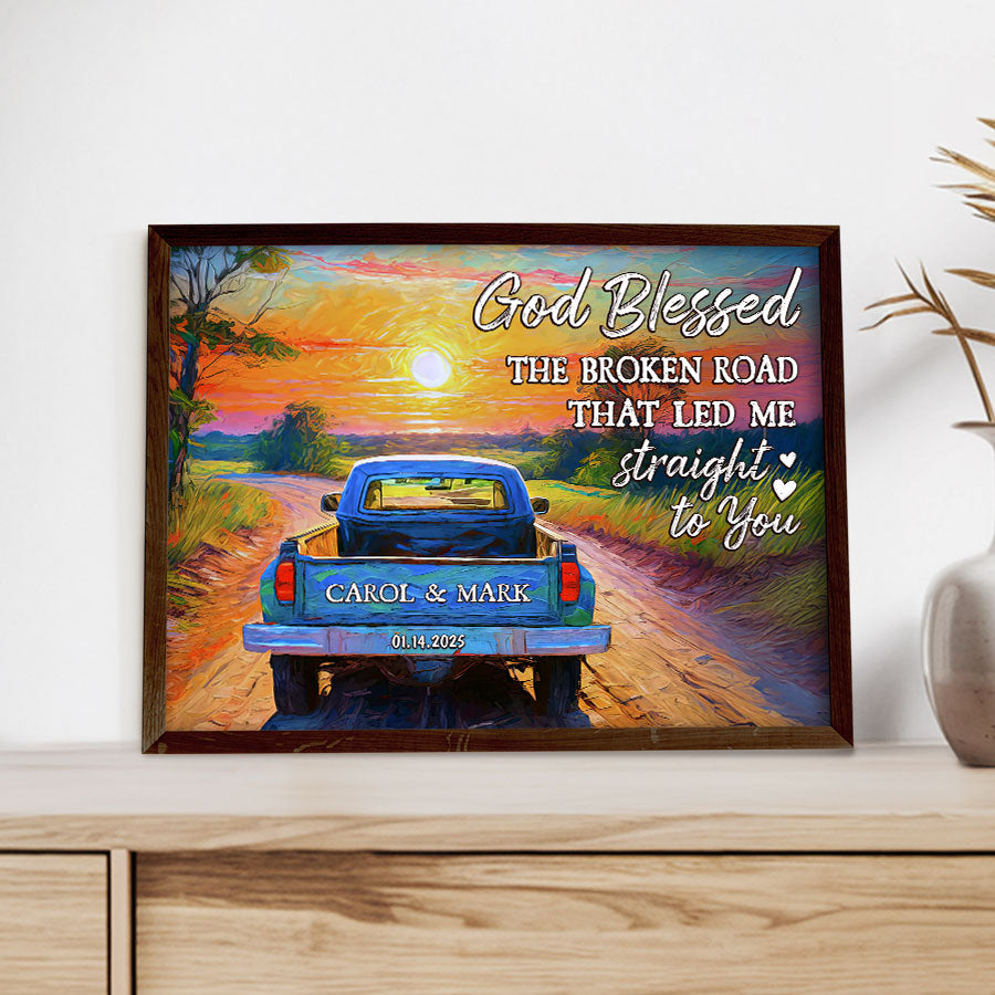 Custom Valentines Gifts for Him | Valentine Custom Canvas Print