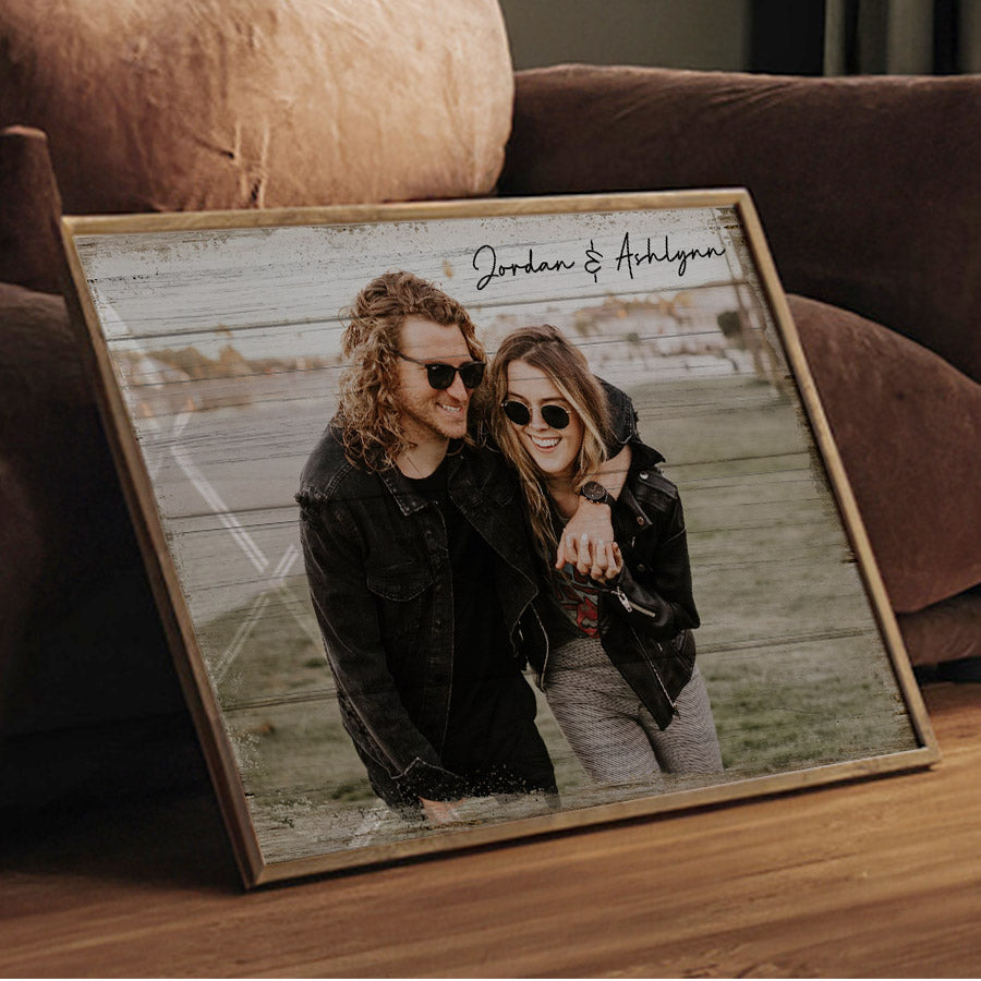 Custom Valentines Gifts for Him | Custom Canvas Poster