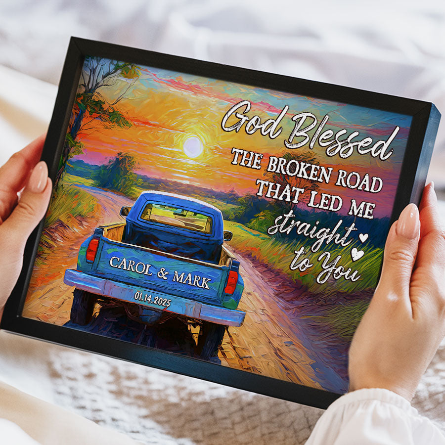 Custom Valentines Gifts for Him | Valentine Custom Canvas Print