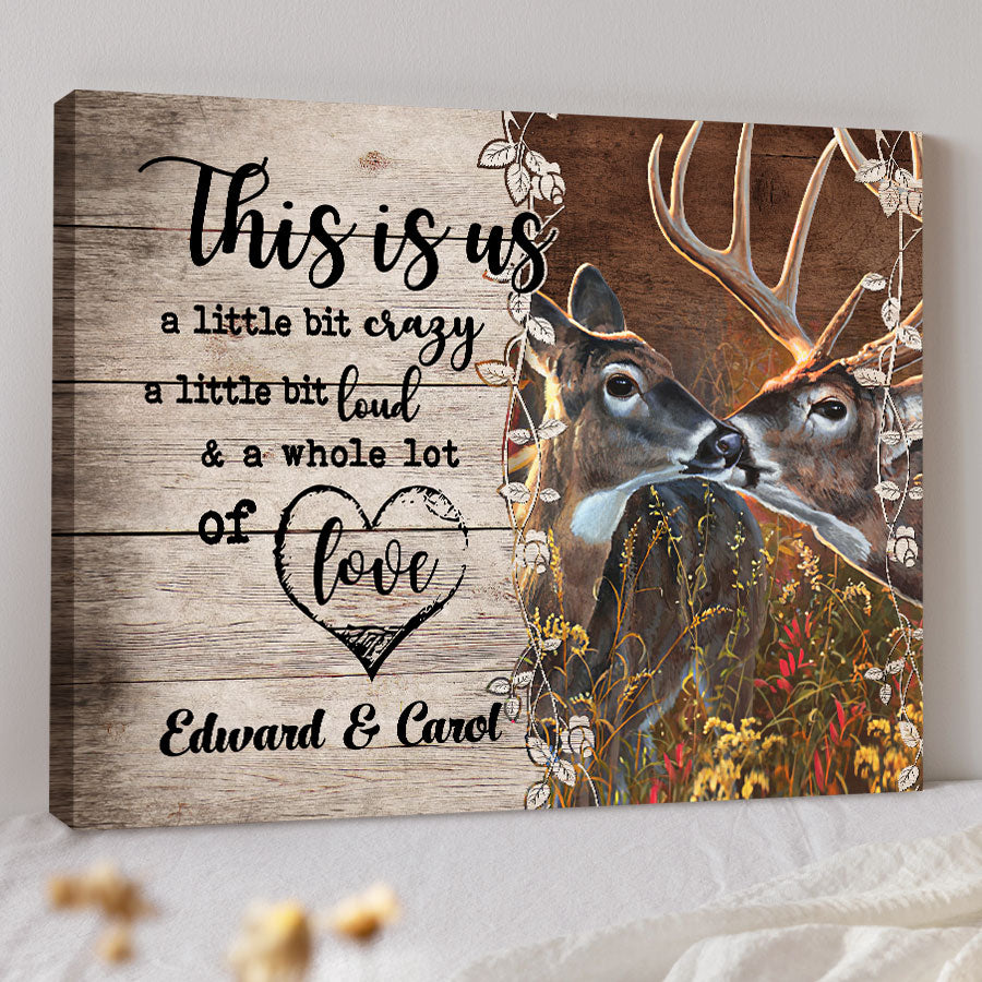 Custom Valentines Gifts for Him | Custom Canvas Print