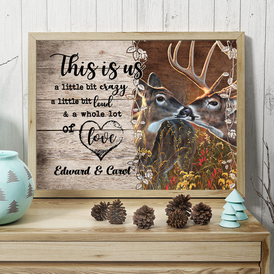 Custom Valentines Gifts for Him | Custom Canvas Print