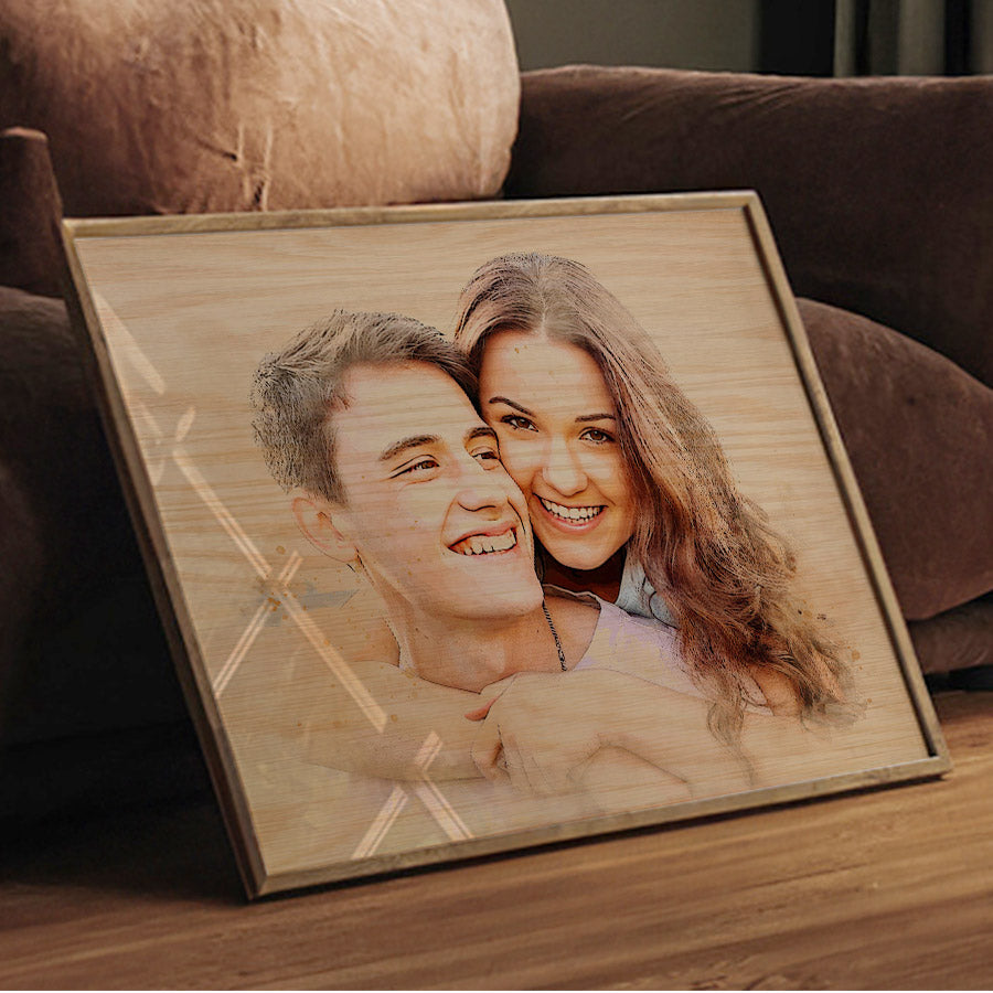 Customized Unique First Valentine Gift for Boyfriend | Custom Photo Canvas Prints