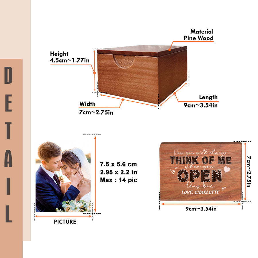 Customized First Valentine Gift for Boyfriend | Photo Box Gift