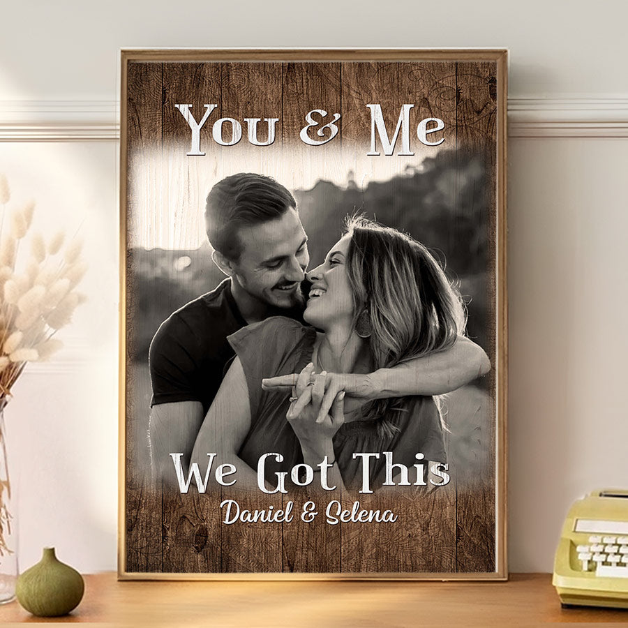 Customized First Valentines Day Gifts for Boyfriend | Custom Photo Canvas Prints