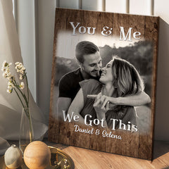 Customized First Valentines Day Gifts for Boyfriend | Custom Photo Canvas Prints