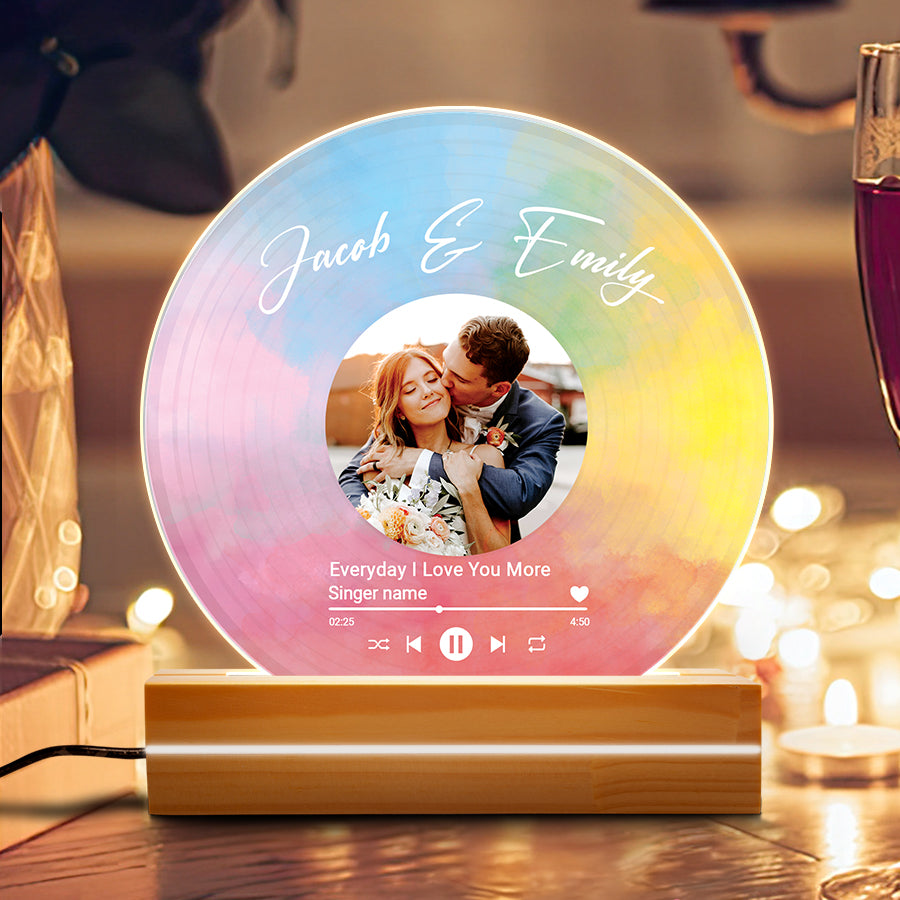 Customized First Valentines Day Gifts for Boyfriend | Vinyl Plaque