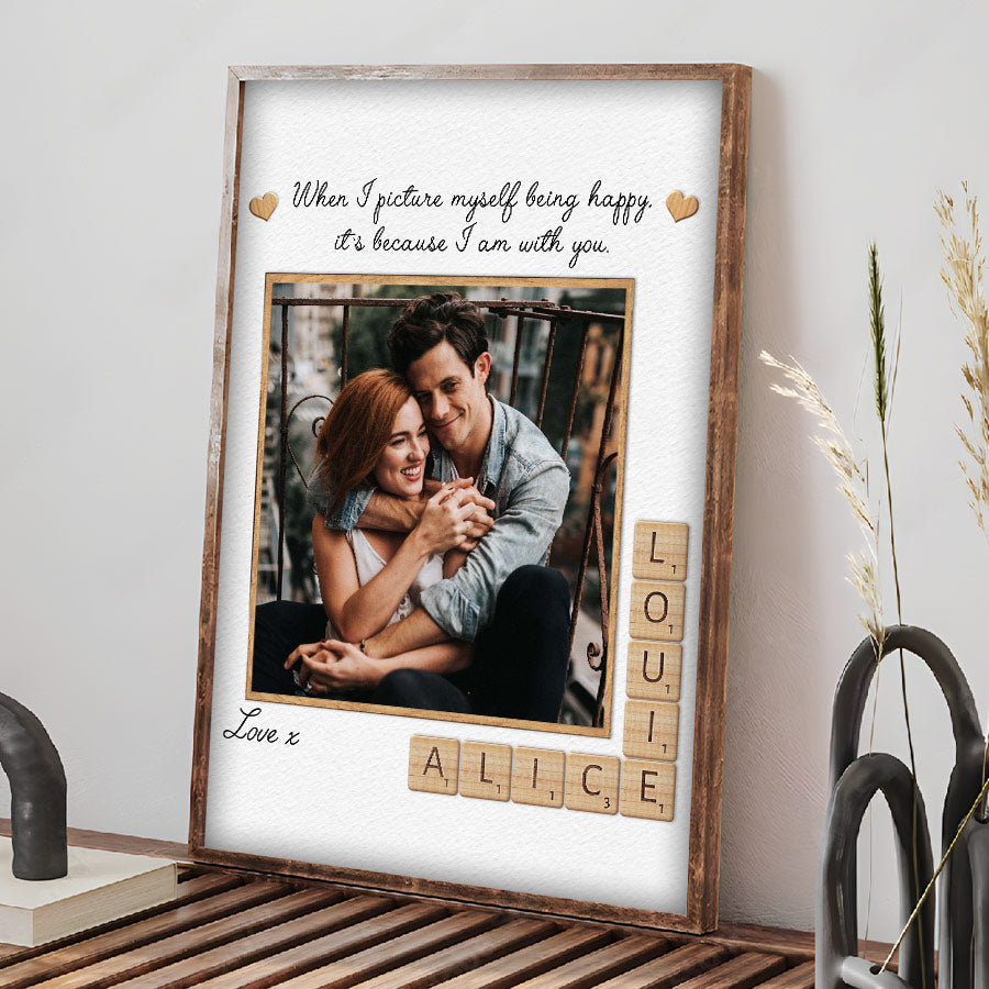 Customized Gifts for Husband on Valentines Day |  Custom Canvas Photo Prints