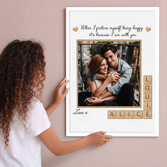 Customized Gifts for Husband on Valentines Day |  Custom Canvas Photo Prints