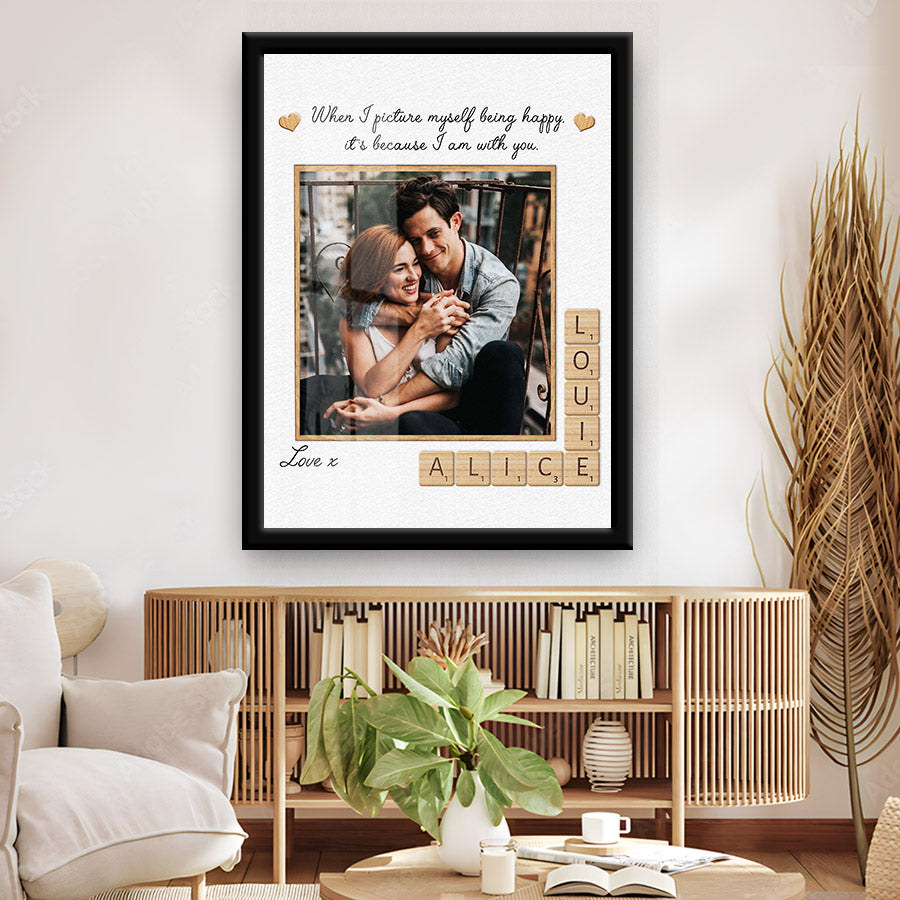 Customized Gifts for Husband on Valentines Day |  Custom Canvas Photo Prints