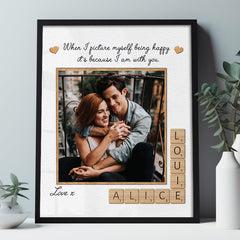 Customized Valentine Gift | Custom Canvas Photo Prints