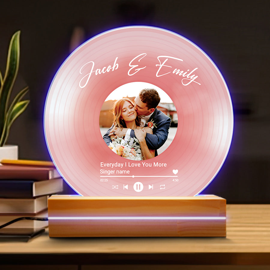 Customized Valentine Gifts for Him | Custom Vinyl Plaque