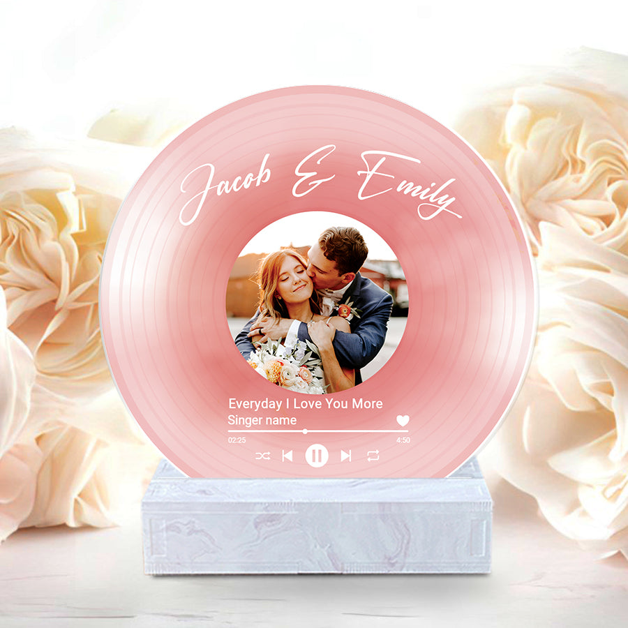 Customized Valentine Gifts for Him | Custom Vinyl Plaque