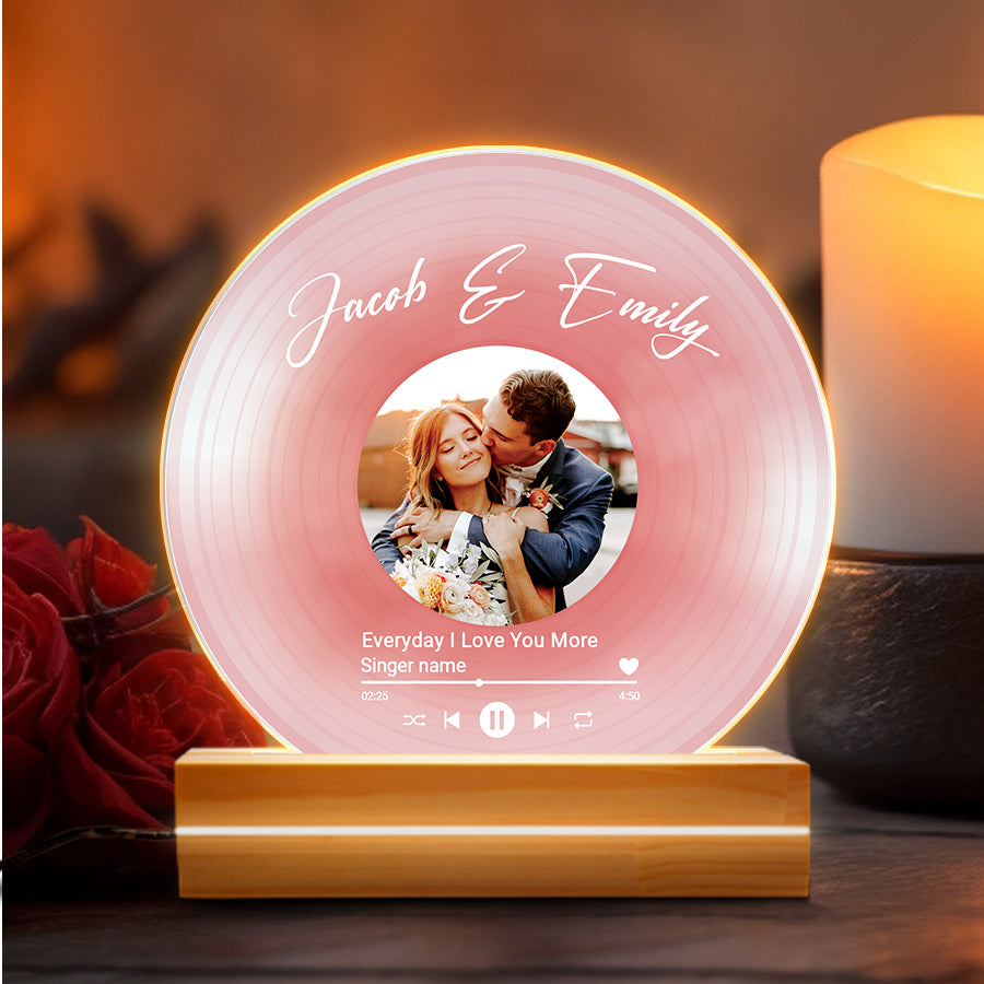 Customized Valentine Gifts for Him | Custom Vinyl Plaque