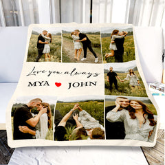 Customized Valentine Gifts | Custom Photo Blanket