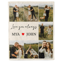 Customized Valentine Gifts | Custom Photo Blanket