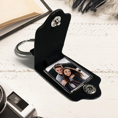 Customized Valentine Gifts | Photo Leather Keychain