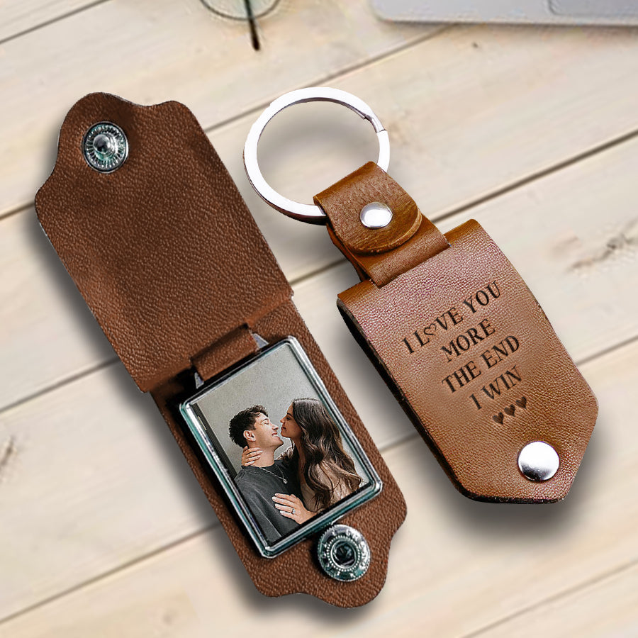 Customized Valentine Gifts | Keychain Leather