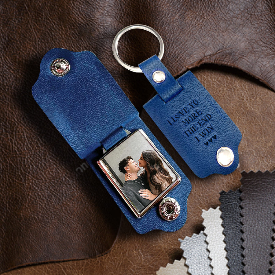 Customized Valentine Gifts | Keychain Leather