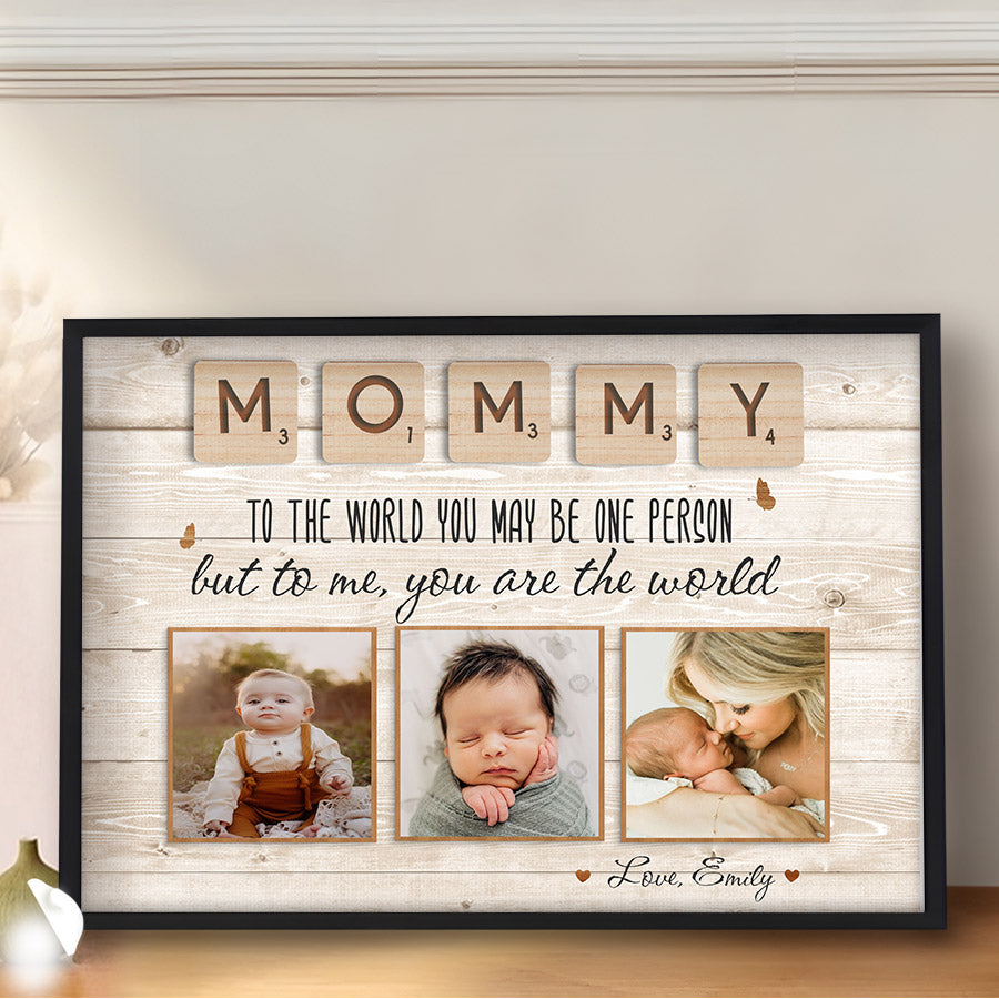 First Mothers Day Gifts | Custom Photo Mommy Canvas