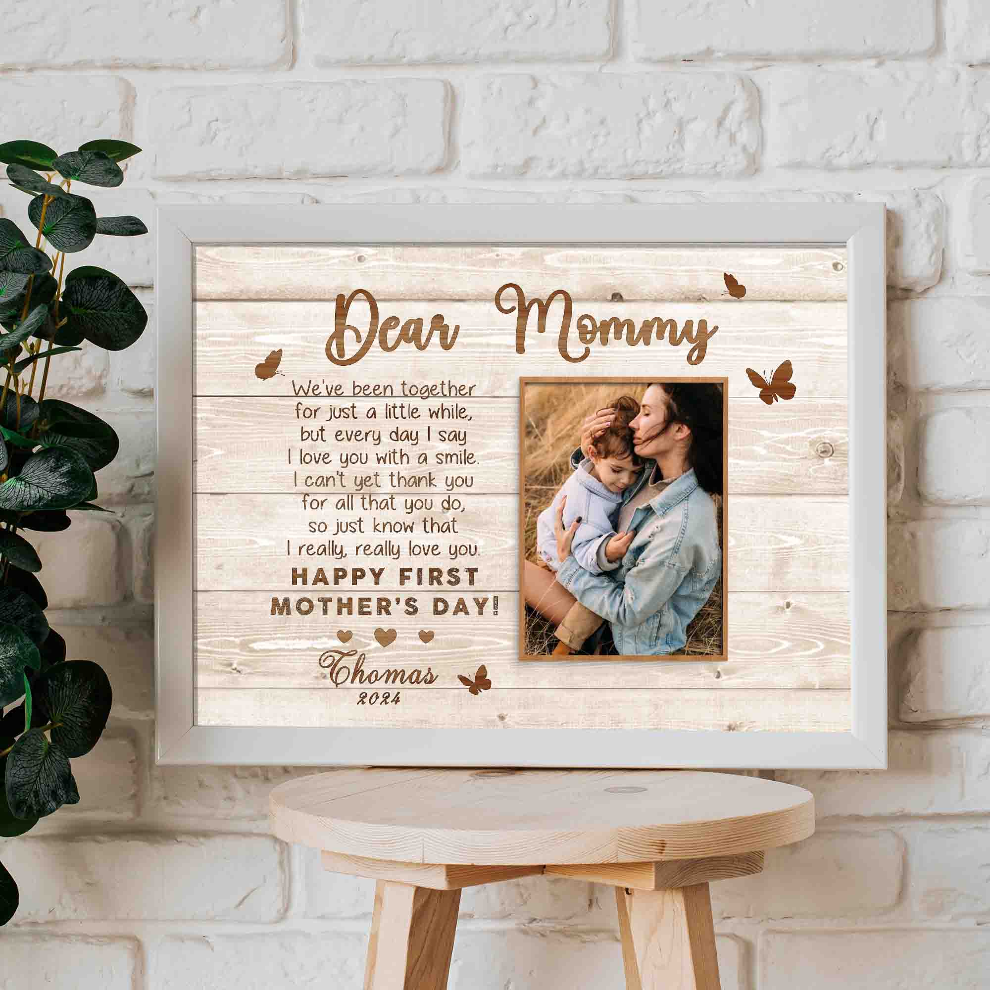 First Time Mothers Day Gift | Custom Photo Mothers Day Canvas