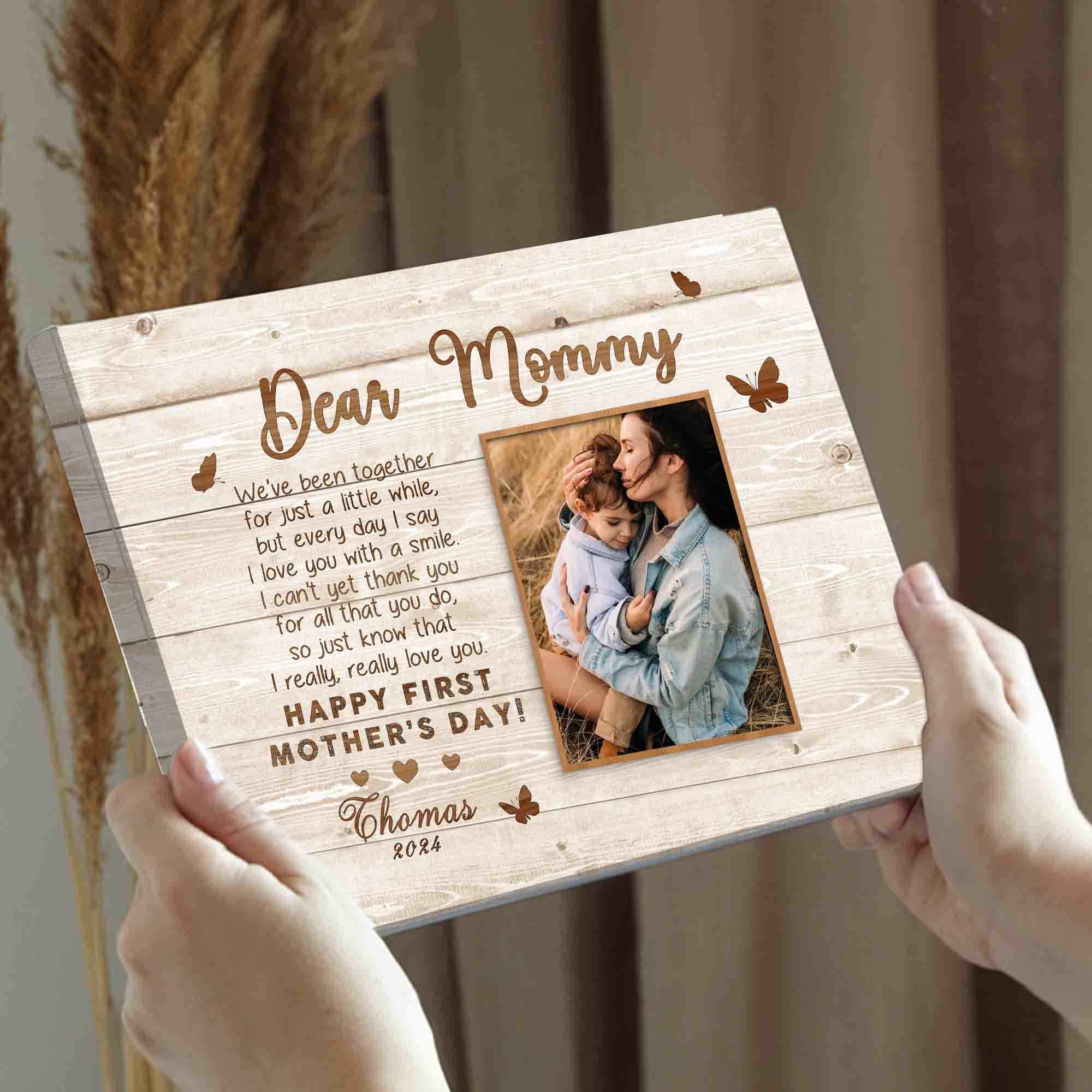 First Time Mothers Day Gift | Custom Photo Mothers Day Canvas