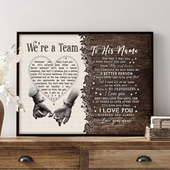 Men’s Personalized Valentines Gifts | Custom Canvas Prints