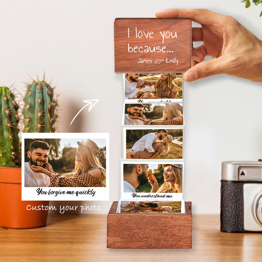 Mens Personalized Valentines Gifts | Photo Box Gift