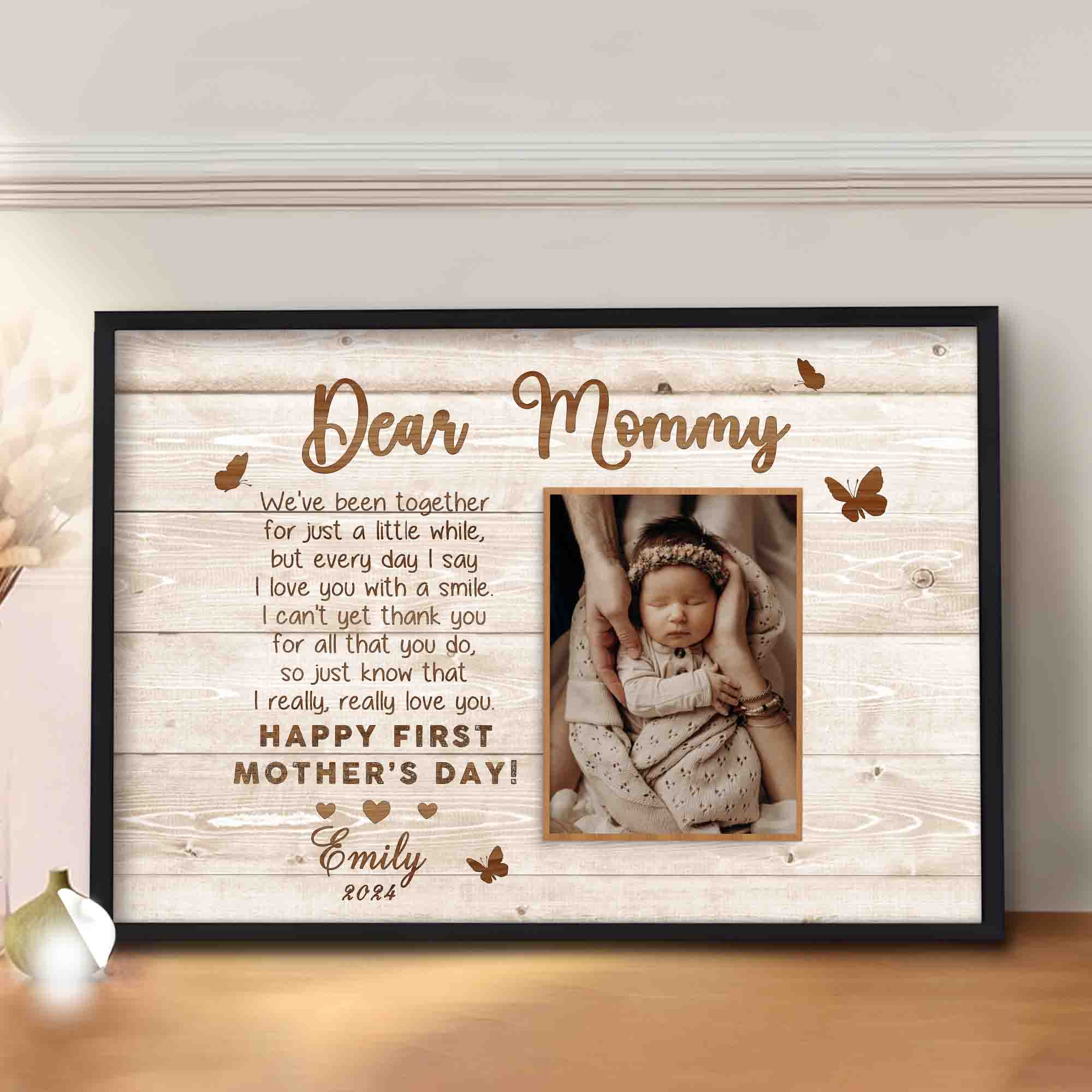 Mother’s Day Gifts For First Time Moms | Dear Mommy Custom Photo Canvas Mothers Day Gifts