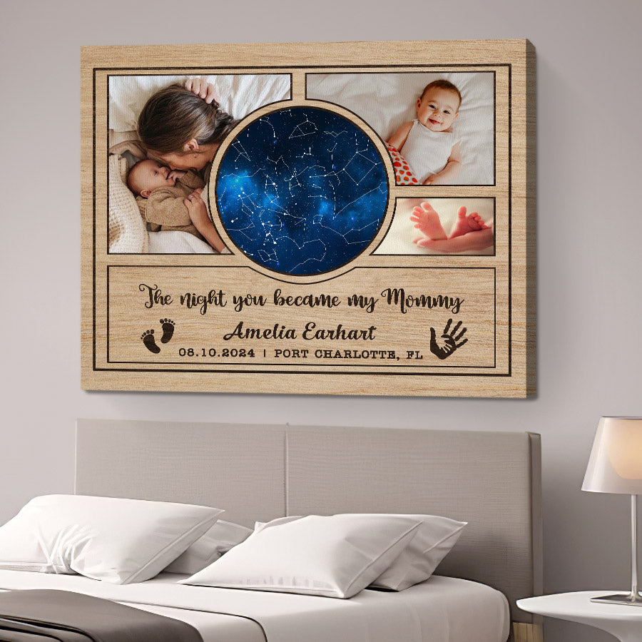 Mother’s Day Gifts For First Time Moms | Custom Photo Collage Canvas